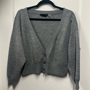 Alice + Olivia Zelina cropped wool cardigan